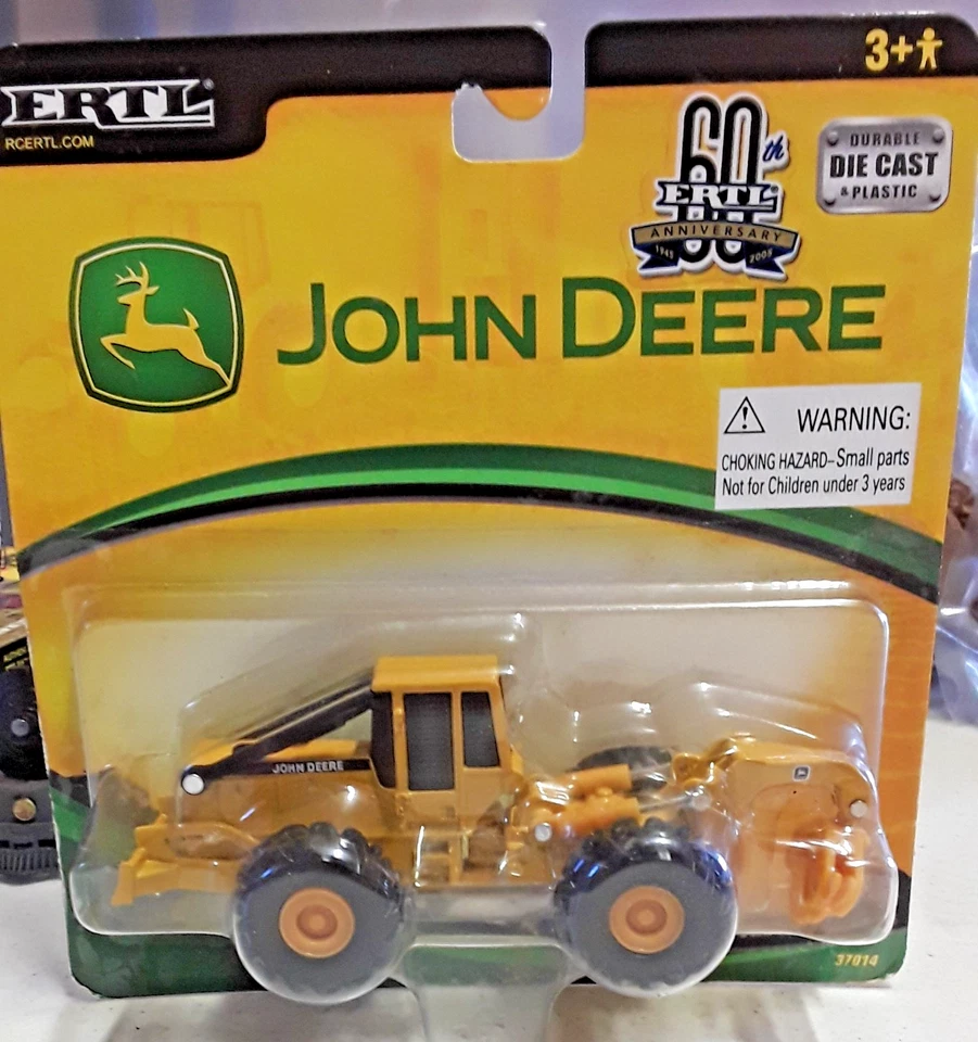 Skidder con garra John Deere Ertl 60 aniversario #37914 NRFP (AA-37 Foto 2 de 4
