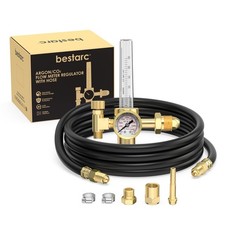 Argon CO2 Flow Meter Gas Regulator With 8.2FT Gas Hose For MIG TIG