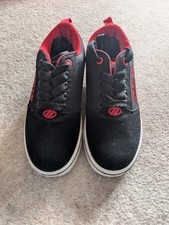 Heelys originals black & red with box Trainers Shoes Wheels Size 13