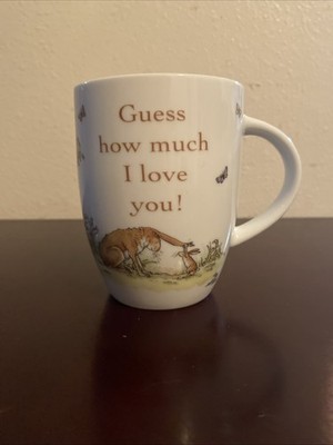 Guess How Much I Love You Collection Porcelain Coffee Mug Konitz  Bunny Butterfl