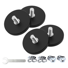4 Pieces Strong Rubber Coated Mounting Magnets Anti-Scratch  anti Corrosion, ov