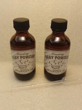 Scentolgy *Baby Powder* two  2oz Bottles of  Fragrance Oil  Made in USA 2pk