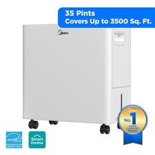 269 Midea 35 PT Pint EnergyStar Quiet Smart Dehumidifier Special FREE SHIPPING