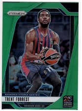 Trent Forrest 2024-25 Panini Prizm Euroleague Green Prizm #153