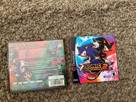 Sonic Adventure 2 , box and manual only sega Dreamcast