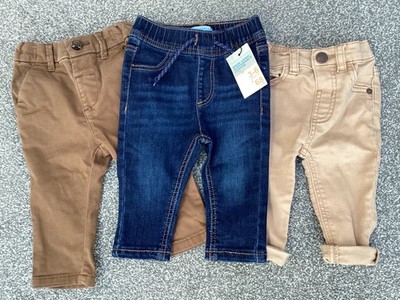 3 x Paket Baby Jungen Jeans & Hosen 3-6 Monate Neu + sehr guter Zustand Next George Primark