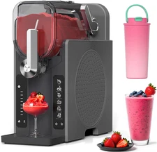 Slushie Machine, Slushy for Home No Ice Need, Soft Serve Ice Cream Maker & Marga