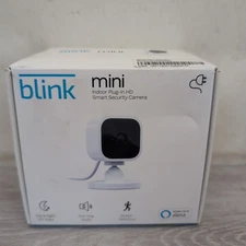Blink Mini Indoor Security Camera 2-way Audio Motion Detection Camera Single New