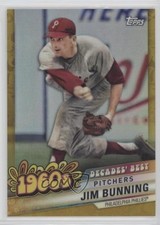 2020 Topps Decades Best Chrome Series 2 Gold Refractor 45/50 Jim Bunning 08jk