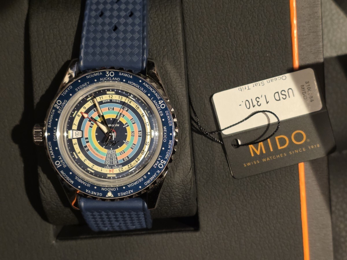 Mido Ocean Star Decompression Worldtimer Automati… - image 8