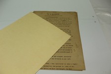 Typed Letter Memories Of Charlie WWI During The Argonne Offensive Vintage