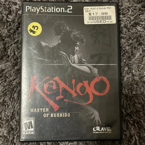Kengo: Master of Bushido (Playstation 2 PS2) Game & Original Case - Tested