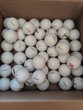 Titleist Tour Soft Used Golf Balls Lot Of 48 Mix Of Mostly 4A 5A Few Stains