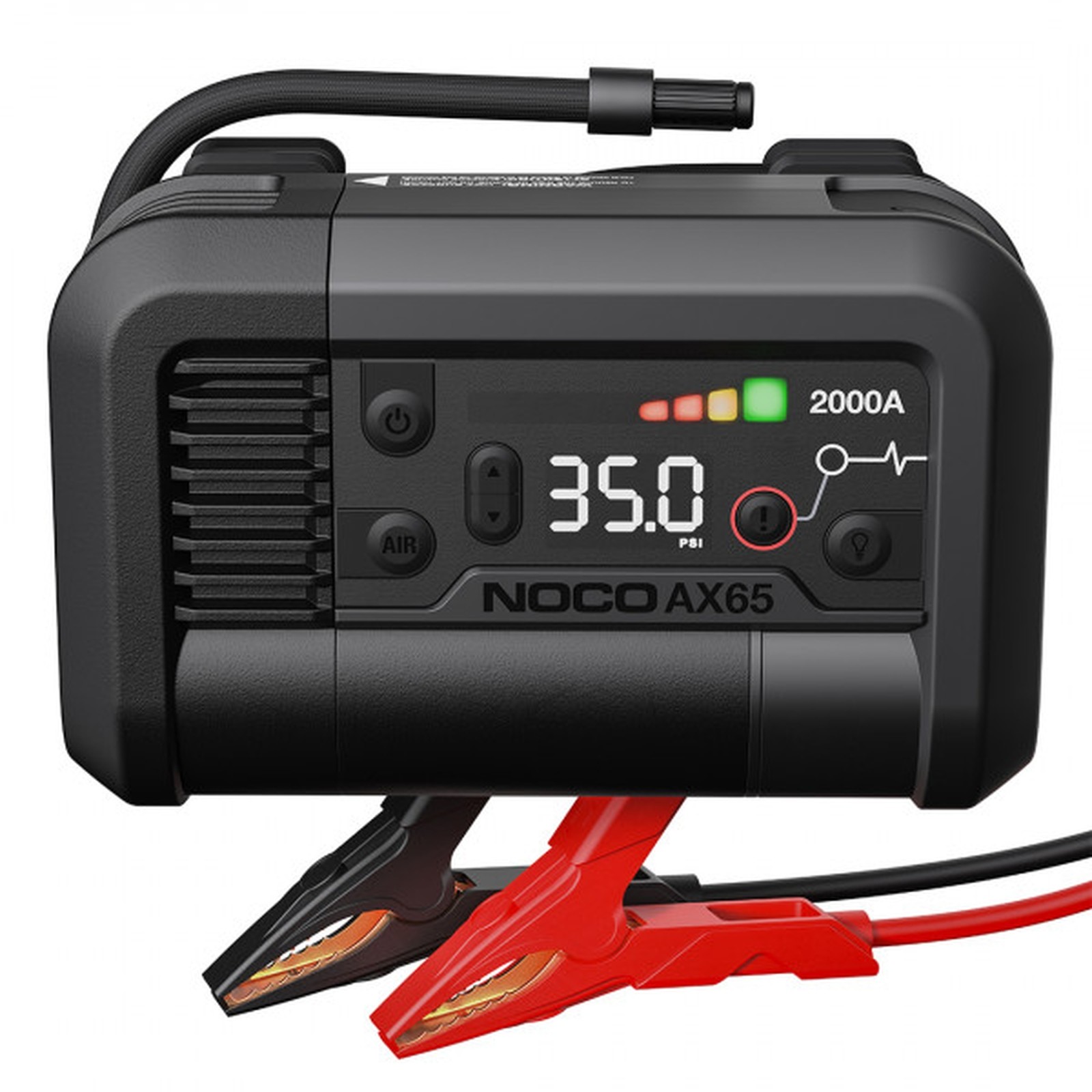2000A Jump Starter with 22A Air Inflator - Up to 60W Fast Charging - Noco AX65