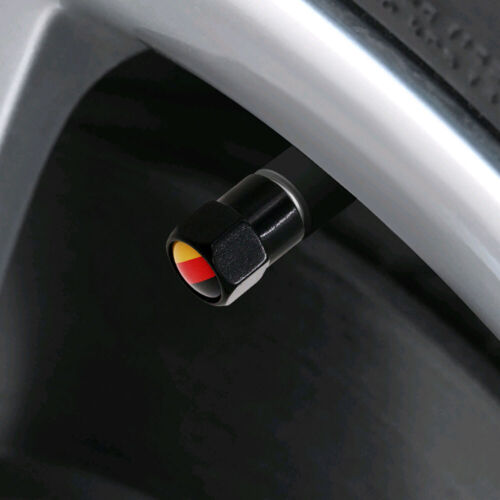 4pcs Germany Flag Motorcycle Car Tyre Tire Valve Caps Air Valve Stem Dust Caps - Picture 9 of 16