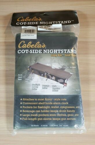 Cabela's Cot Side Nightstand Camping Organizer