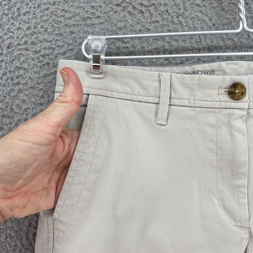 Talbots Pants Womens 6 Petite Beige Girlfriend Chino Stretch Pockets Casual Work - Picture 5 of 12