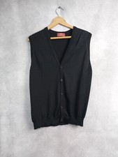 MARKS AND SPENCER SLEEVELESS PULLOVER SIZE LARGE, EXTRA FINE MERINO 39-41 CHEST