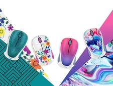 Logitech M317  Design Collection Wireless Optical Mouse with Colorful Designs