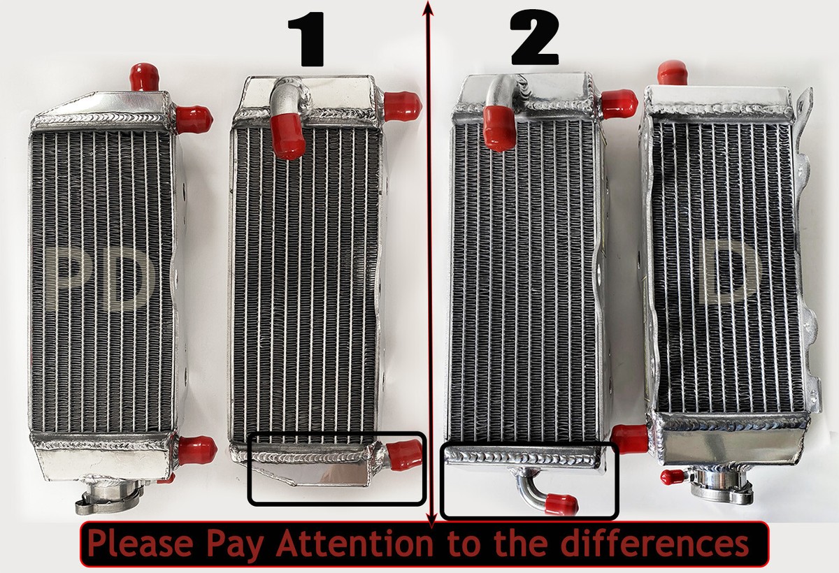 Polished Aluminum Racing Radiator With Blue Hose – Fits Yamaha YZ250 1996–2001