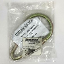 Pro-Safe PS-CAR-ST2 Carabiner Steel Fall Protection 2" Gate Opening - 1 Unit NOS