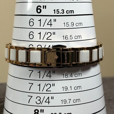 Mamona Women 3877L Dress Diamond Accent Two Tone Round 33mm  display picture 3