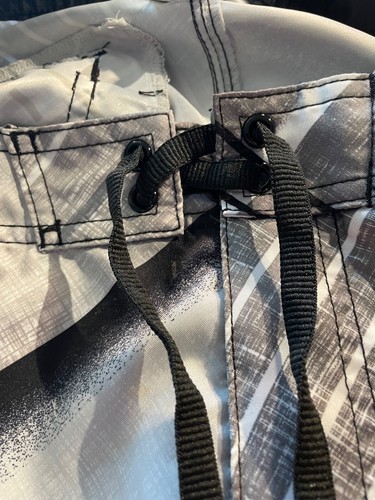 NWT Joe Boxer Men's 30 Swim Shorts Board Black Gray - Picture 8 of 13