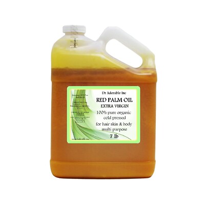 ORGANIC RED PALM OIL EXTRA VIRGIN COLD PRESSED 2 OZ 4 OZ 8 OZ-UP TO 1 GALLON