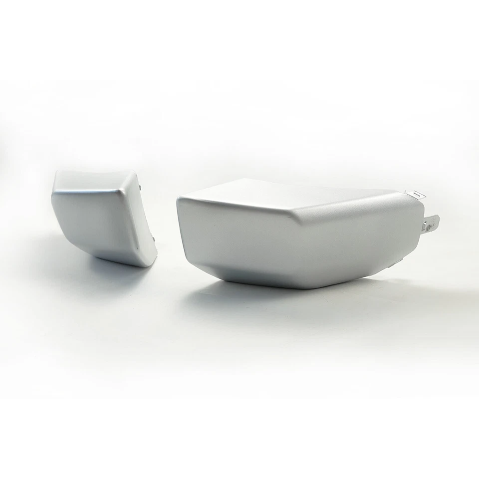 Kits de tapas de parachoques de esquina delantera izquierda y derecha plateadas para Toyota FJ Cruiser 2007-2014 Foto 2 de 4