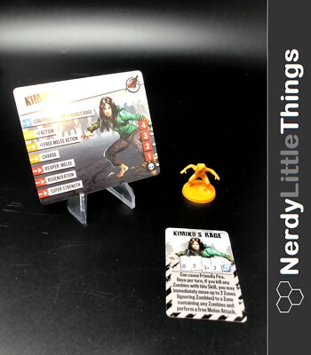 Zombicide - The Boys Character Packs - Kimiko - Miniature & ID Card