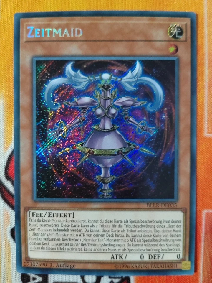 ZEITMAID - BLLR-DE035 Secret Rare / 1. Auflage DE Near Mint (Time Maiden) - Bild 2 von 3