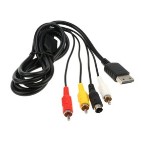 6ft AV TV 3RCA S-Video SAV Cable for SEGA DreamCast Console DC 128 CONSOLE
