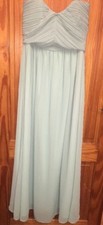 Boohoo Dress Size 10 Sleeveless Maxi Mint New Tags Ruffle Neckline