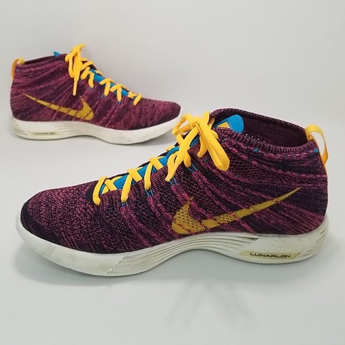 Nike Lunar Flyknit Chukka mittelhohe Turnschuhe Herren Größe 9,5 mehrfarbig 554969 085 - Bild 6 von 12
