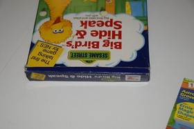 Sesame Street: Big Bird's Hide & Speak Nintendo NES Game COMPLETE CIB TESTED