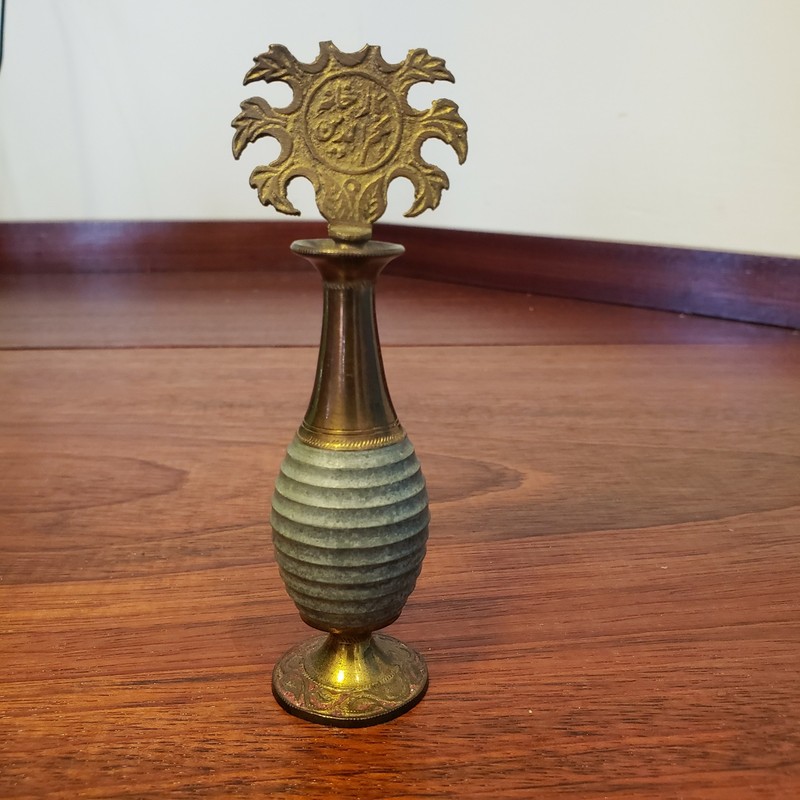 Vintage / Antique Arabic kohl holder pot kuhl eyeliner surma powder for eyes