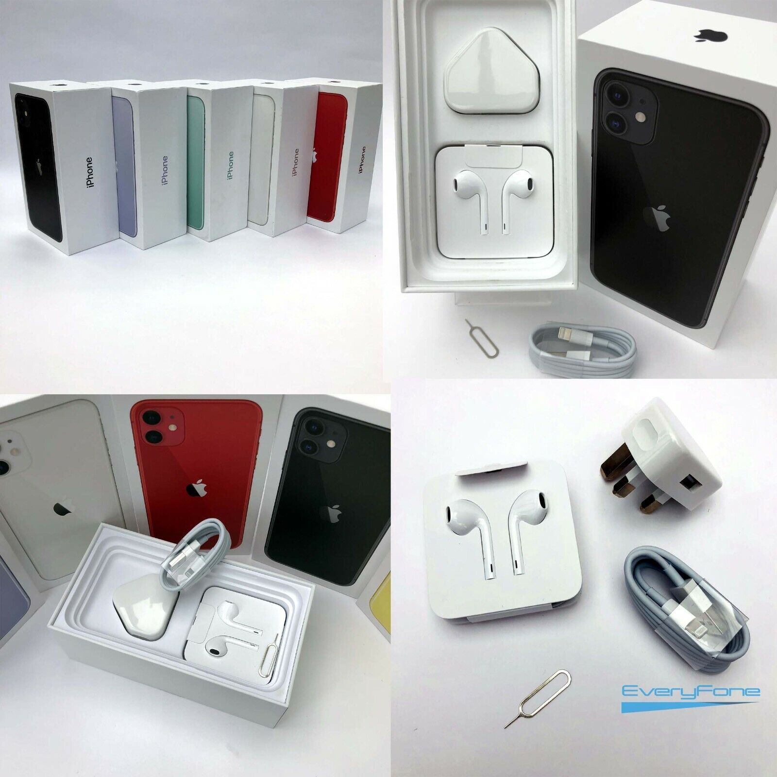 Original iPhone 11 box with All Accessories 64GB 128GB 256GB