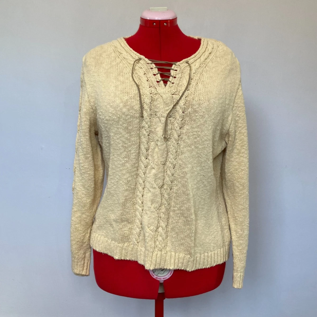 Vintage Yellow Cottage Core Sweater Cotton Country Parkhurst Large