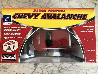 NIOB 2001 NIKKO Chevy Avalanche Remote Control Truck (1/20 Scale