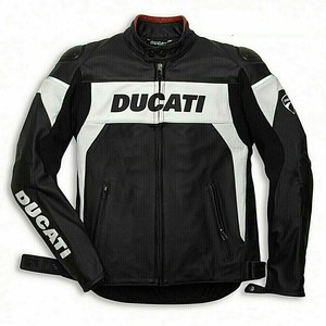 Vintage Ducati Black Motorbike Leather Jacket | eBay