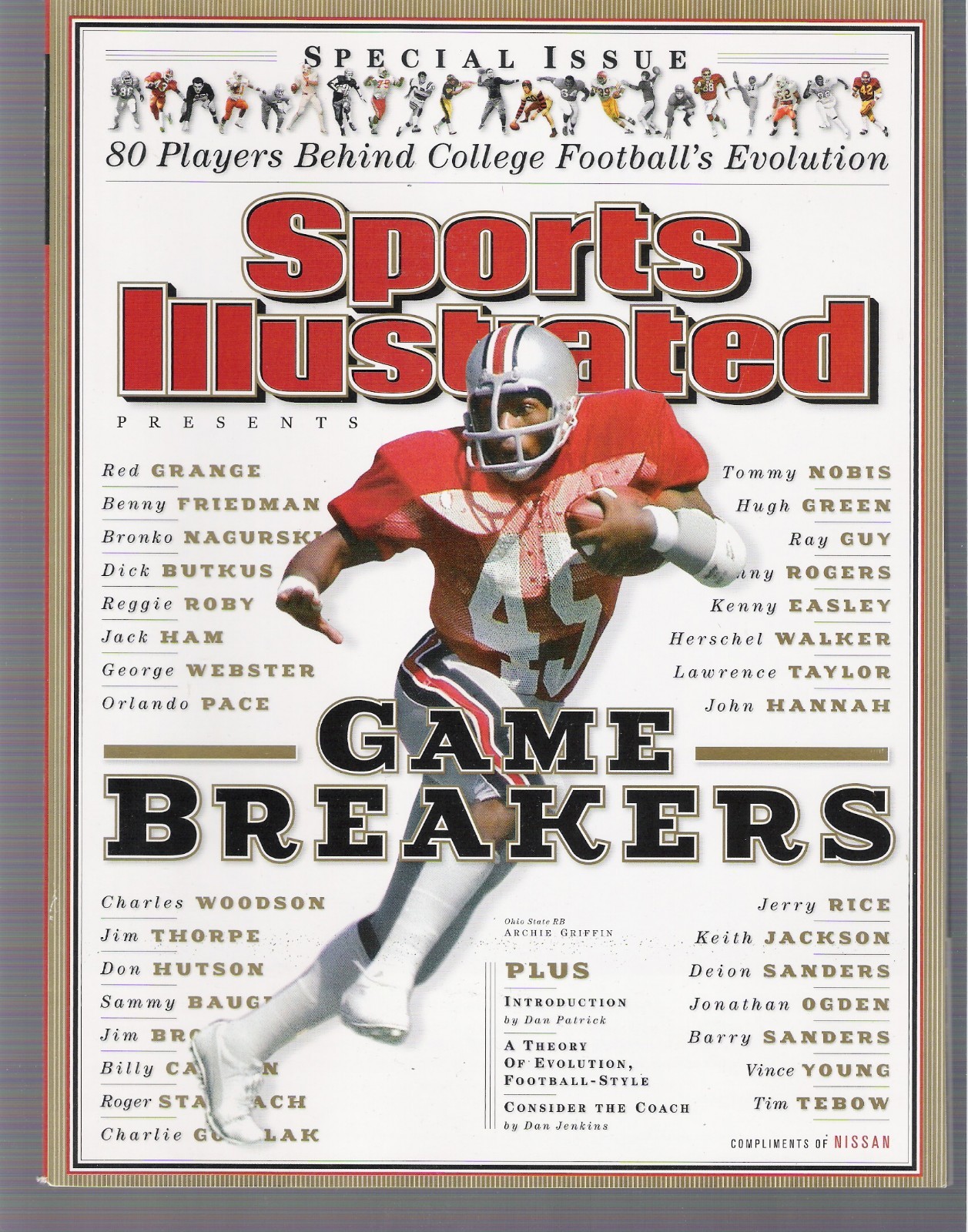 OHIO STATE'S ARCHIE GRIFFIN 2008 SPORTS ILLUSTRATED SPECIAL ISSUE GAME
