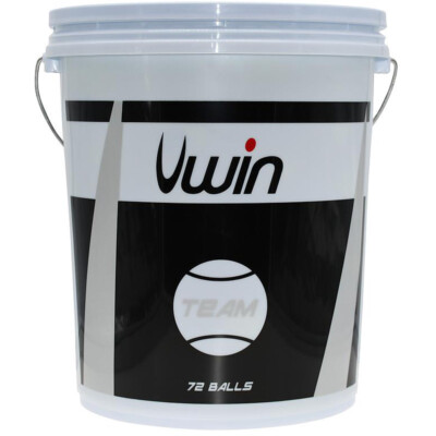 Team Pack Tennisball Eimer - 72x Trainingsbälle - Premium Webfilz BULK