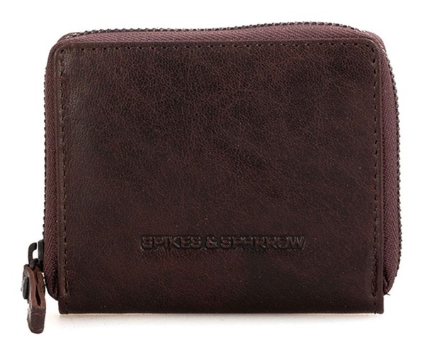 Spikes & Sparrow Bronco Wallet Rfid GeldböRse Dark Brown Dunkelbraun Neu-image