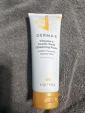 DERMA-E  VIT C/GOLDEN TUMERIC & ANCIENT RICE 4oz Gentle Cleansing Paste ~ NEW