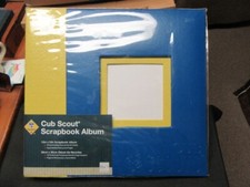 Cub Scout Scrapbook Album 12 by 12 with 10 Protector Pages