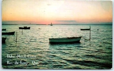 Postcard - When the Sun goes Down, Dube Motel Court - Rivière-du-Loup, Canada