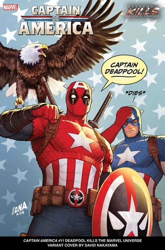 Captain America #11 Deadpool Kills Marvel Universe Variant Vol 11 (2024) - Picture 1 of 1
