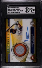 2024 Topps Pristine - Riley Greene - /50 - Gold Refractor - Auto - Relic