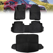 3D Floor Mats & Cargo Mat For Honda CR-V CRV 2017-2022 All Weather TPE Liners