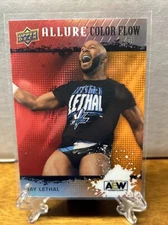 Jay Lethal 2022 AEW Allure Wrestling Color Flow Red/Orange #R-16 SP